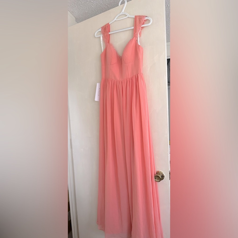 Coral Azazie bridesmaid dress cleobella NWT size 4